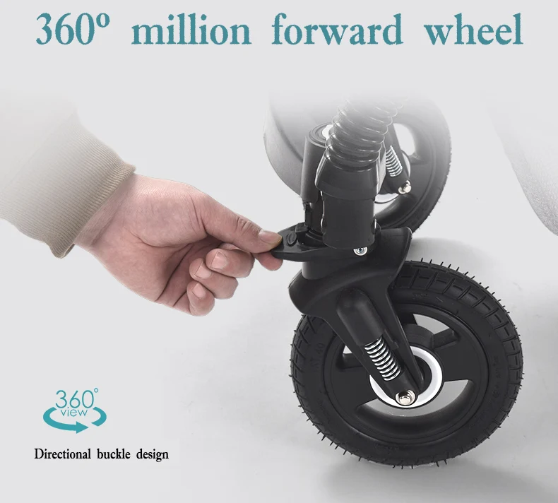 Perfect Baby carriage stroller 2 in 1/3 in 1 Multi-functional can sit High landscape stroller Two-way shock folding stroller Free shipping 16