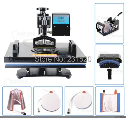 7 in 1 Digital Combo font b Heat b font font b Press b font font