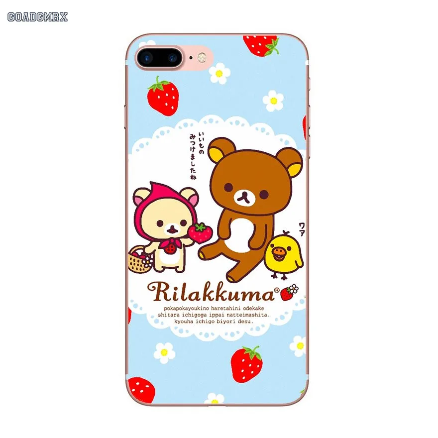 Мягкие чехлы для Xiaomi Redmi 2 S2 Note 6 7 6A Mi 8 Lite 9 SE Pro Max 3 Mix S Pocophone F1 Original Rilakkuma Bear