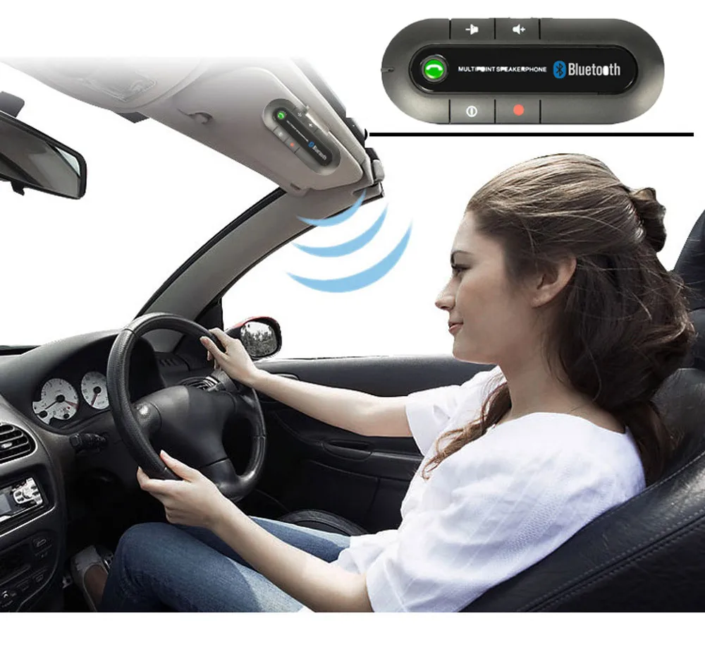 Автомобильный беспроводной Bluetooth динамик с функцией громкой связи|Автомобильный