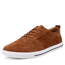 Men’s Casual Shoes 2017 Spring Fashion Comfortable Flat Men Casual Shoes Lace-up Men Causal Slip-Resisting Outsole Shoes S8006