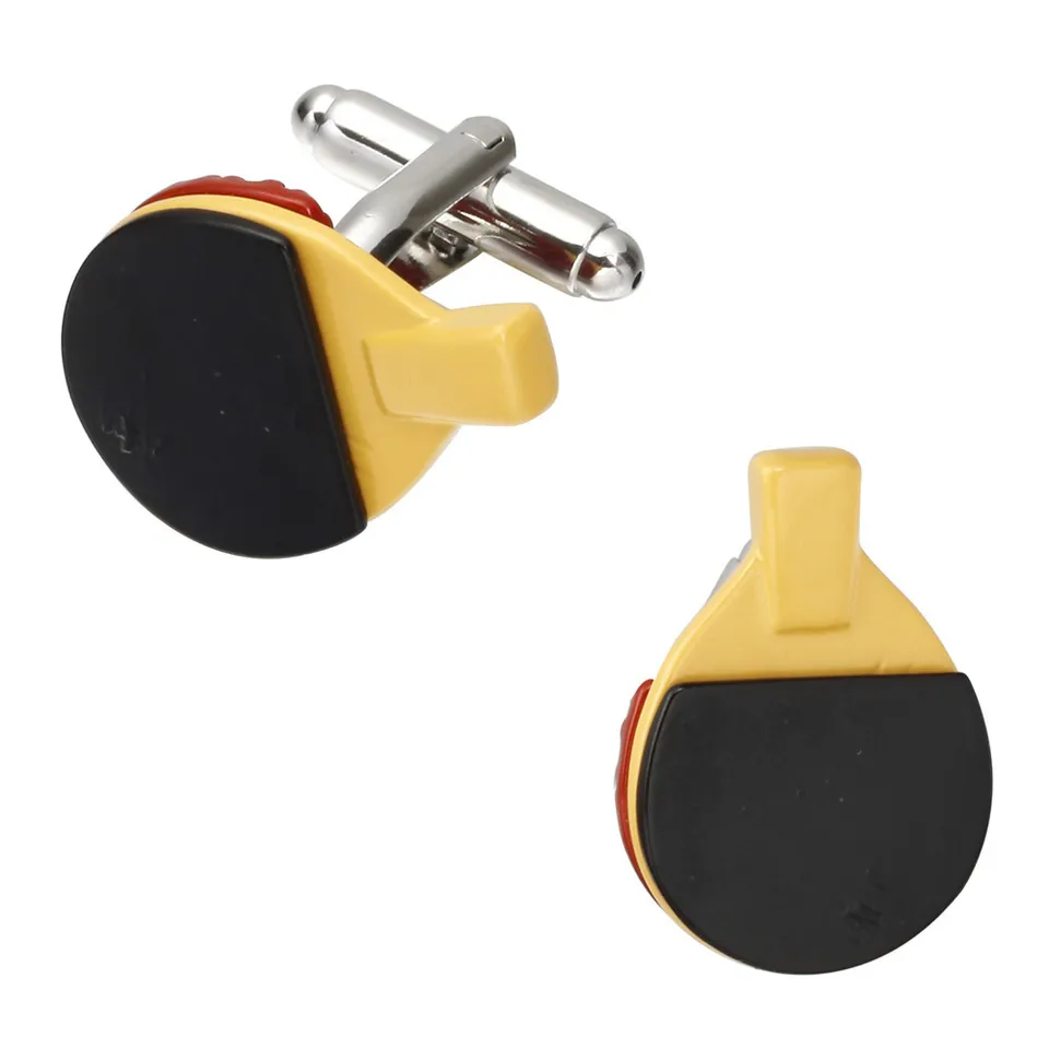 Pingpong Paddle Cufflinks