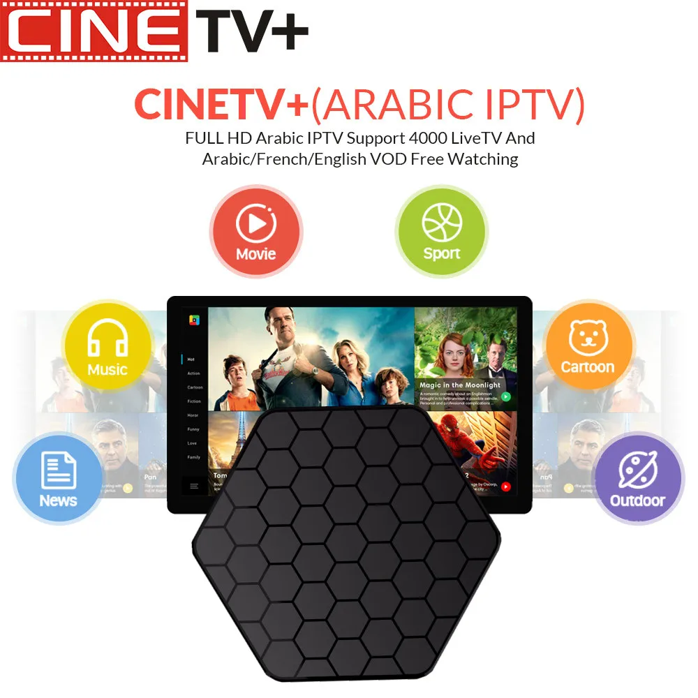 

T95Z Plus Android 7.1 Smart Box Amlogic S912 Octa Core 4K x 2K H.265 Decoding 2.4G+5G Dual Band WiFi Media Player TV Box French