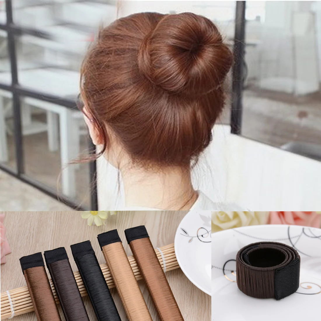 Buy Women Wig Donuts Hair Accessories Head Band Sweet