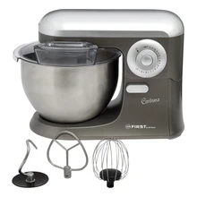 Миксер FIRST FA-5259-3 Silver(Мощность 700 Вт, чаша объемом 5 л, кол-во скоростей 10, съемная чаша из нержавеющей стали, крюки для замешивания теста