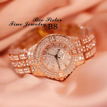 

Relogio Feminino Luxury Rhinestone Women Watches 2019 Hot sell Quartz Watch Fashion Ladies Wristwatch Casual Female Clock