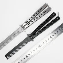 Бабочка ножи игрушки для детей с расческой модель нож