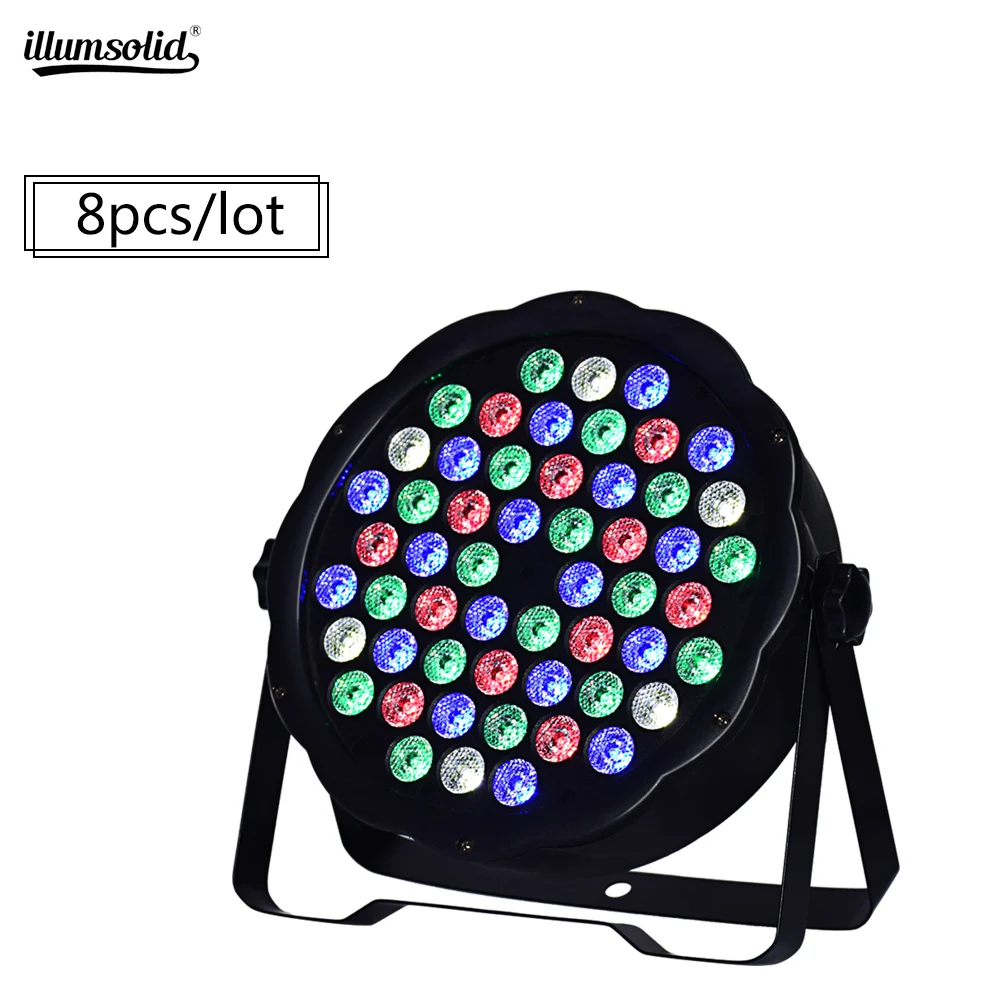 

par led 54x3w RGBW Disco light dmx512 Professional Stage Lights for Parry dj ktv 8pcs/lot