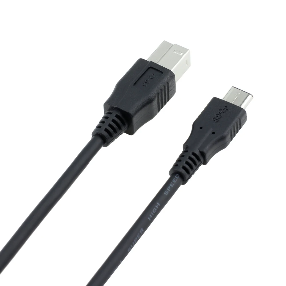 Для Macbook 2019 2018 2016 2015 USB 3 1 Type C к 0 B Мужской принтер порт кабель Боковой изгиб правый