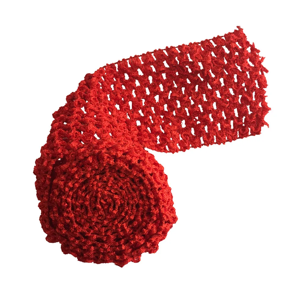Crochet tutu bands Elastic Stretchy Waistband Headband Hairband 2.75" 1 meter per Lot