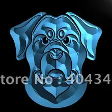 LK250-Собака Ротвейлер ПЭТ приманка светодиодный неоновый свет Знак Домашний Декор ремесла