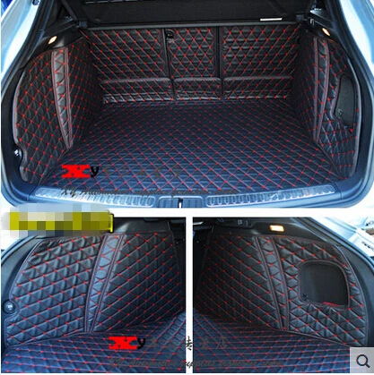 

High quality! Special trunk mats for Porsche Cayenne 2015 durable waterproof boot carpets for Cayenne 2014-2012,Free shipping
