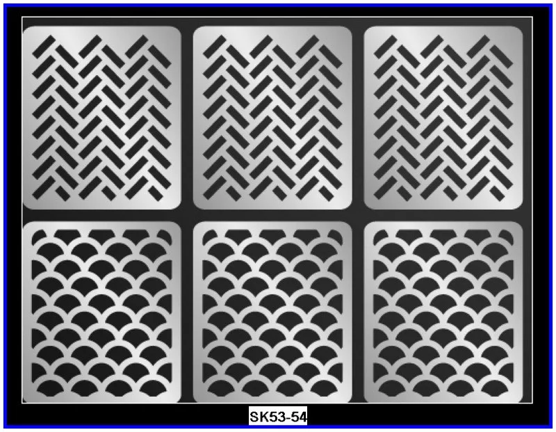 6 шт./лот Vinyls полые ногтей трафаретная наклейка многоразовый для маникюра стикер s штамповка шаблон ногтей Наклейка SK49-96