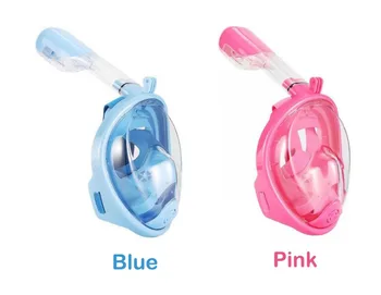

Free shipping! Flat face Kids snorkeling mask diving mask free breathing diving equipment anti-fog snorkeling mask XS for child