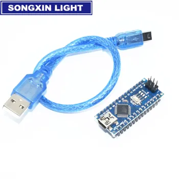 

10PCS Nano 3.0 controller compatible with nano CH340 USB driver with CABLE NANO V3.0 MODU