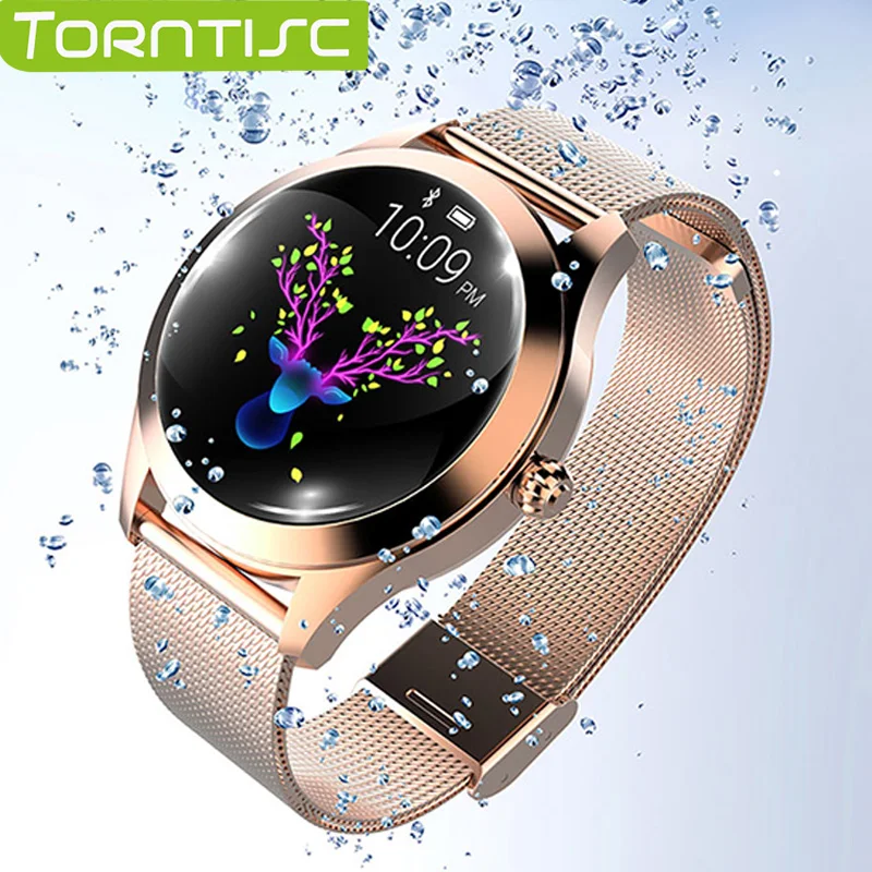 

TORNTISC 2019 Fashion Fitness Bracelet Women KW10 IP68 waterproof Multi-sports modes Pedometer Heart Rate Smart Watch for Lady