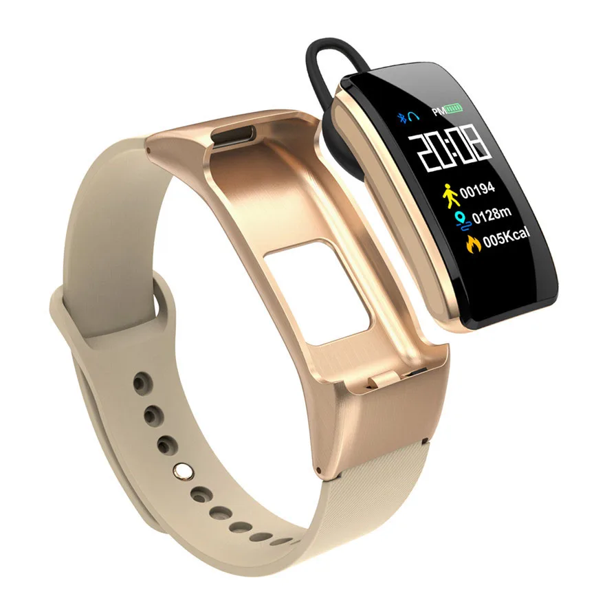 B31color screen Bluetooth гарнитура Браслет мониторинг здоровья спортивный фитнес-трекер