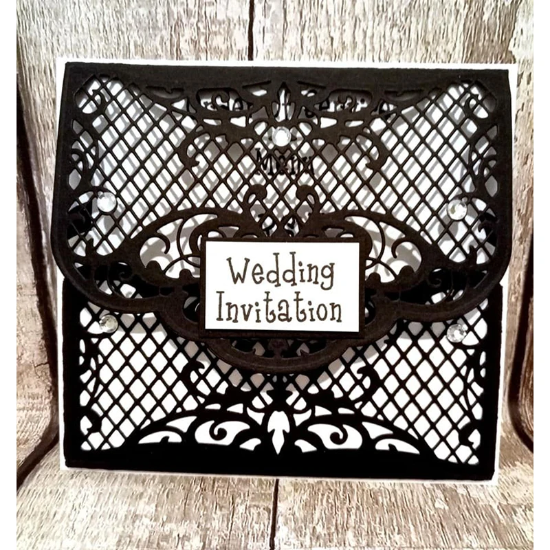  Grid Lace Frame Metal Cutting Dies Stencils for DIY Scrapbooking Photo Album Decorative Embossing I - 33026636460