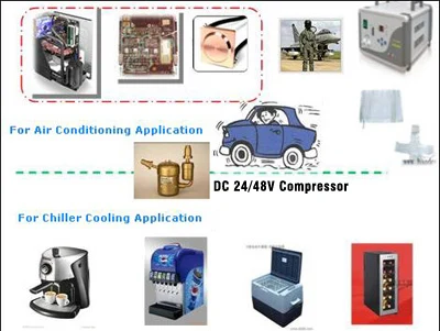 

24v Super Micro Mini Compressor For Electronics Cooling Systems Medical Cooling Systems