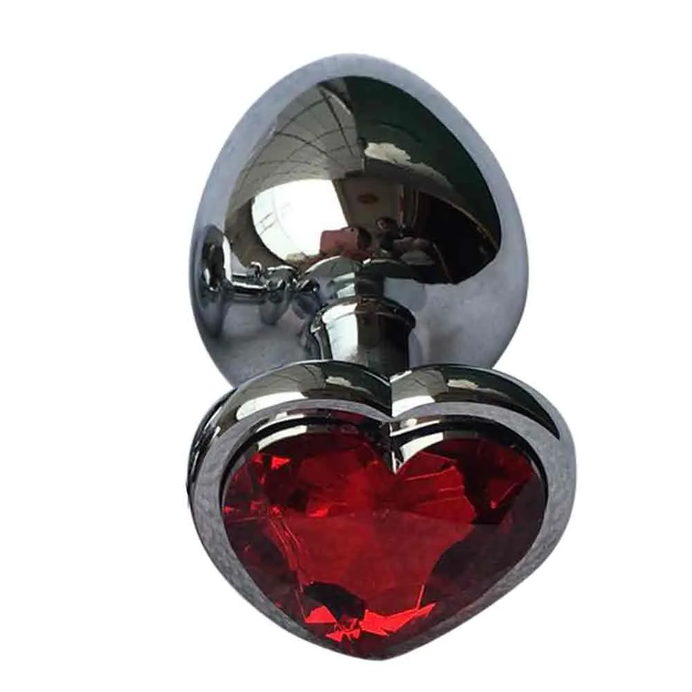 Metal Anal Butt Plug Soft Silicone for men women G-Spot Sex Toys W306 |