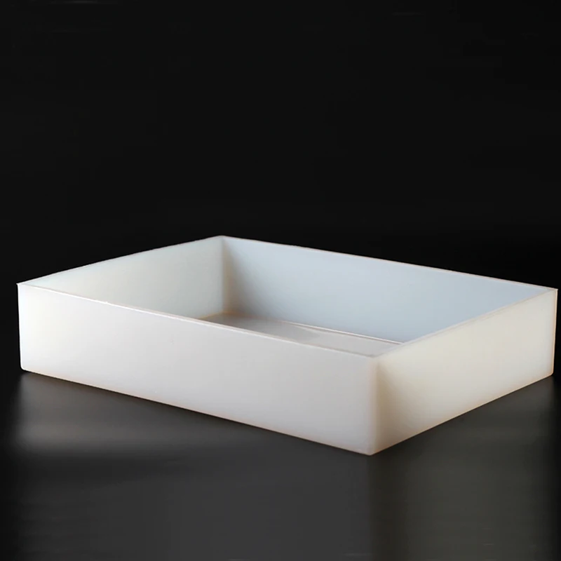 Big Size Silicone Soap Mold Rectangle Liner with Wooden Box DIY Handmade Swirl Soap Making Tool