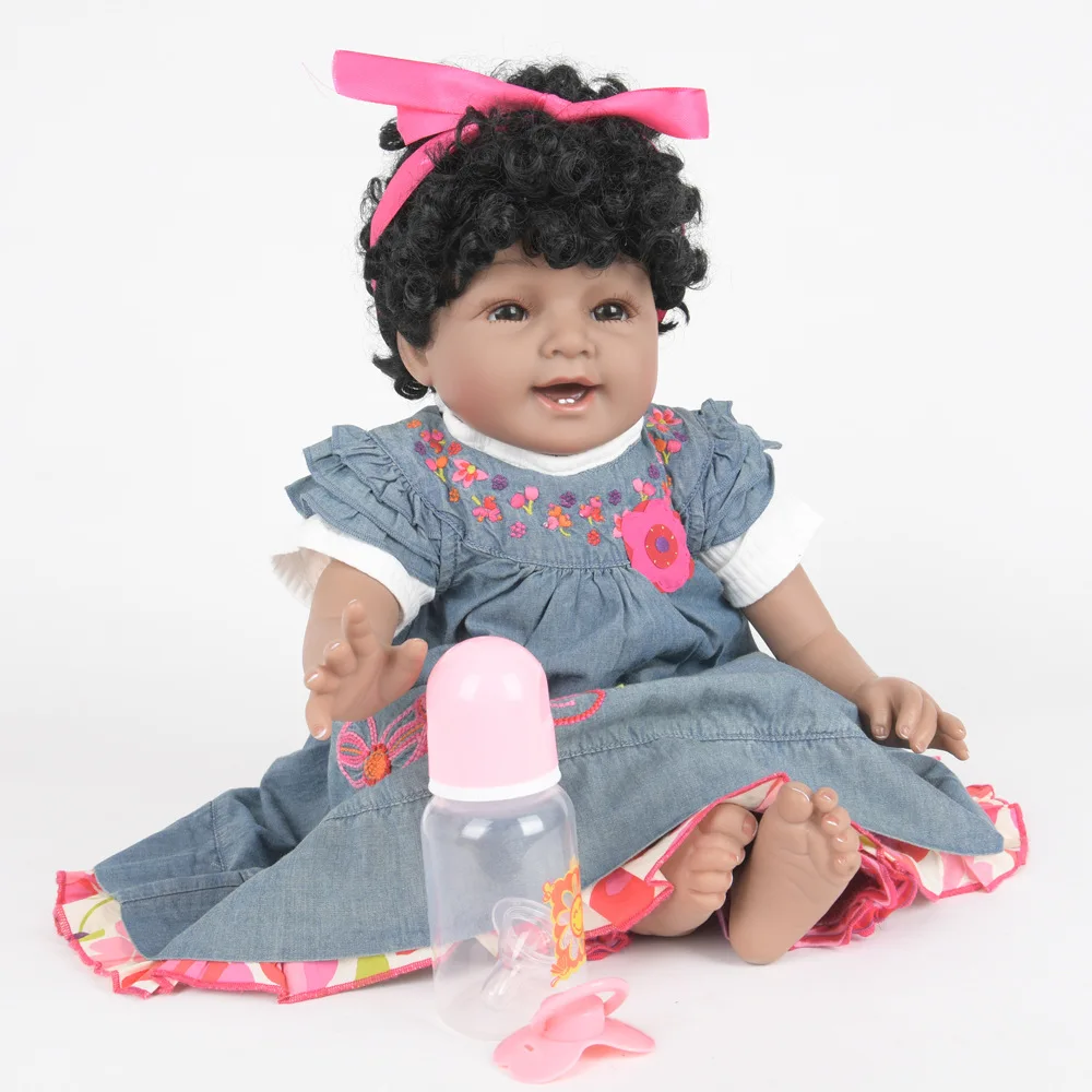 55 см реалистичные Новорожденные Кукла Reborn принцесса Brinquedos Boneca лучшие подарки на