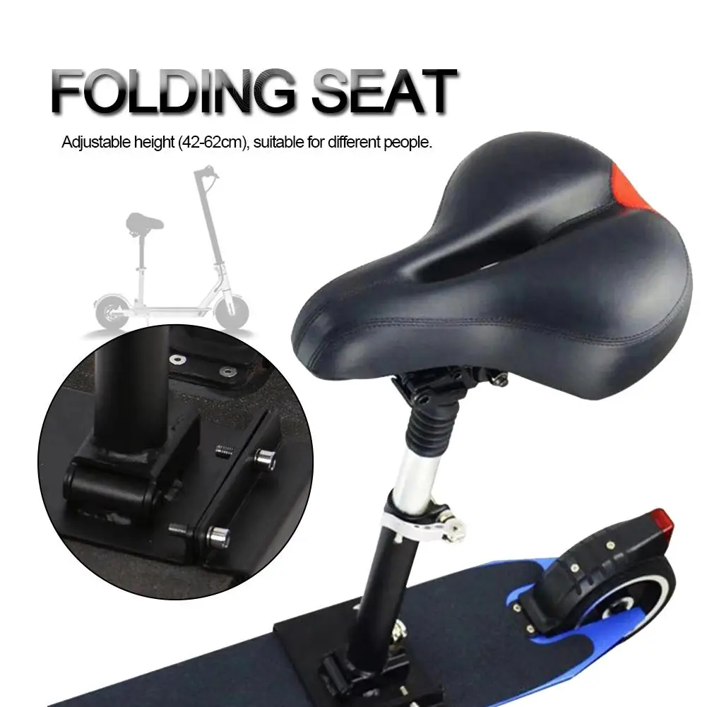  Electric Scooter Saddle Foldable Height Adjustable Shock-Absorbing Seat Chair For Xiaomi M365 Pro E