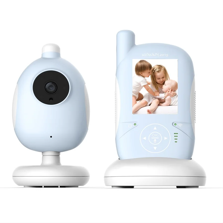 2 4 inch detector fetal doppler IR Night vision Lullabies Temperature Monitor 2 way talk Feeding