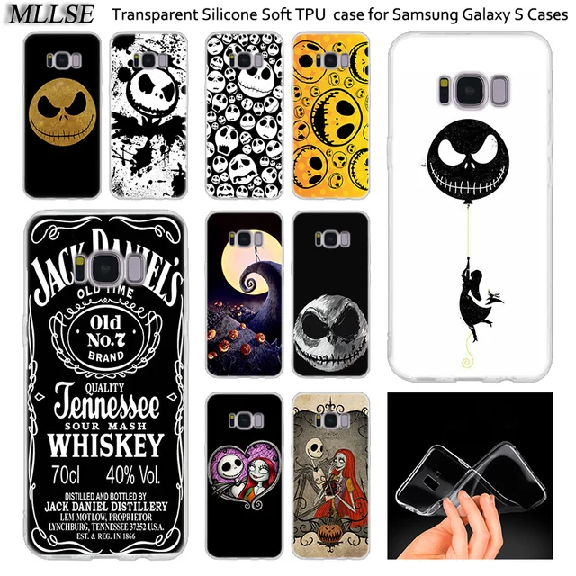 US $1.64 Hot Jack skellington Silicone Case For Samsung Galaxy Note 10 Plus S8 S9 S10 Plus 5G S6 S7 Edge S5 