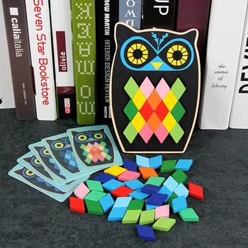 

3D Cartoon Animal Wooden Puzzles Early Education Toys Colorful Jigsaw Board Children Intellectual Educational Toys