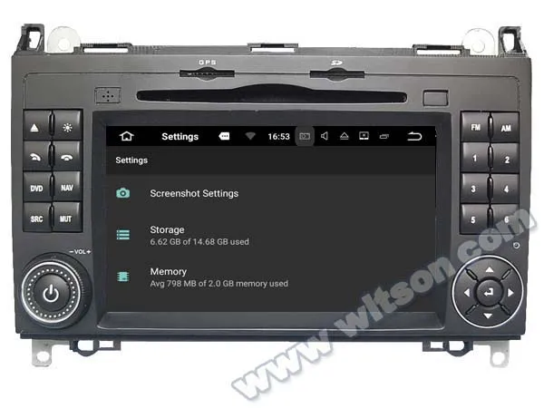 Excellent 7" Android 8.0 Oreo OS Car DVD Multimedia GPS Radio for Mercedes-Benz Sprinter 2006+ & Viano 2006+ & B-Class W245 2005-2012 5