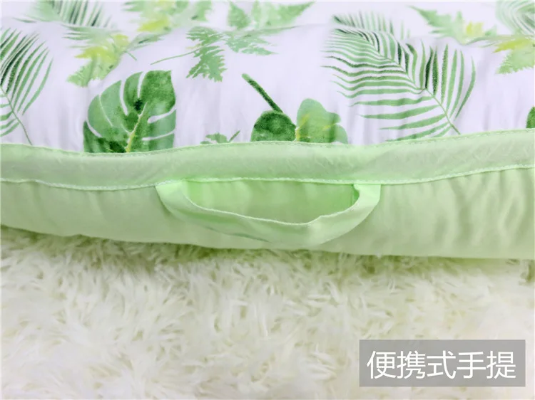 80*50cm Baby Nest Bed Portable Crib Travel Bed Infant Toddler Cotton Cradle for Newborn Baby Bed Bassinet Bumper