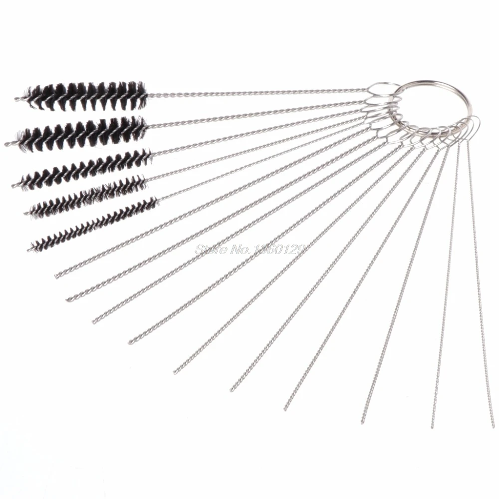 

New Carburetor Carbon Dirt Jet Remove 10 Cleaning Needles + 5 Brushes Cleaning Tool Kit S28 dropship