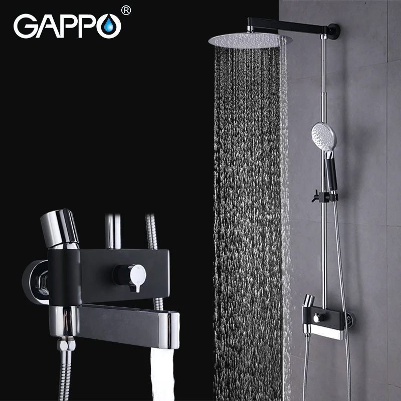 

GAPPO Bathroom Shower Faucet Bathroom Shower Tap Rainfall Shower Set Bathroom Mixer Waterfall Faucet Showers Bathtub Faucet
