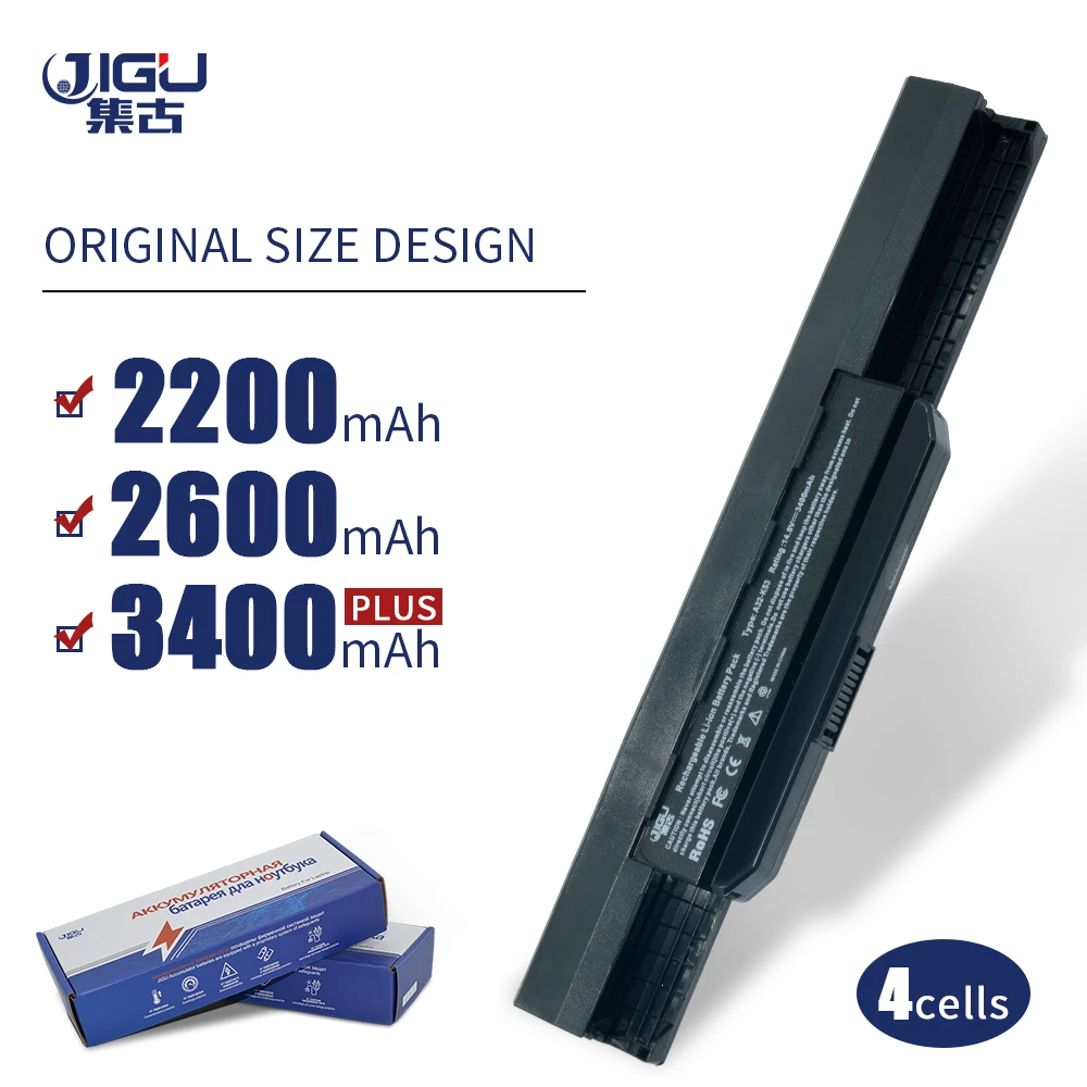 Аккумулятор для ноутбука JIGU ASUS A32 K53 07G016H31875 A43 X53SV PRO5N X84 K43 P53E Pro4J X84SL K54H K53U серия A83