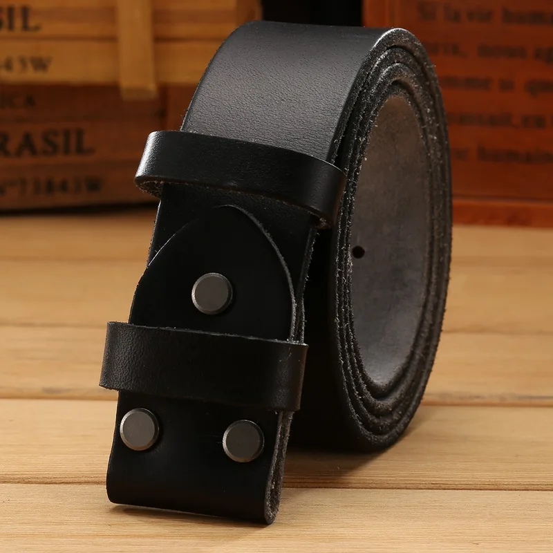 100 genuine leather Big Buckle Belt martwells