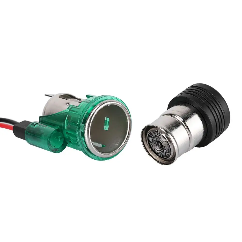 Usb автомобильный прикуриватель автомобильный мотоцикл прикуриватель розетка питания в сборе с 12 V индикаторная световая розетка для автомобиля