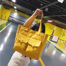 Новые сумки-тоут, складная посылка, холщовые сумки, многоразовые хлопковые сумки на одно плечо, Женская Складная хозяйственная сумка