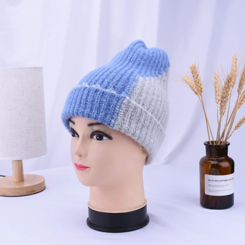 

Colorful Winter Hat Women Men Skullies Beanies Women Warm Cap Elasticity Knit Beanie Hats Thick Hats Girls Boys