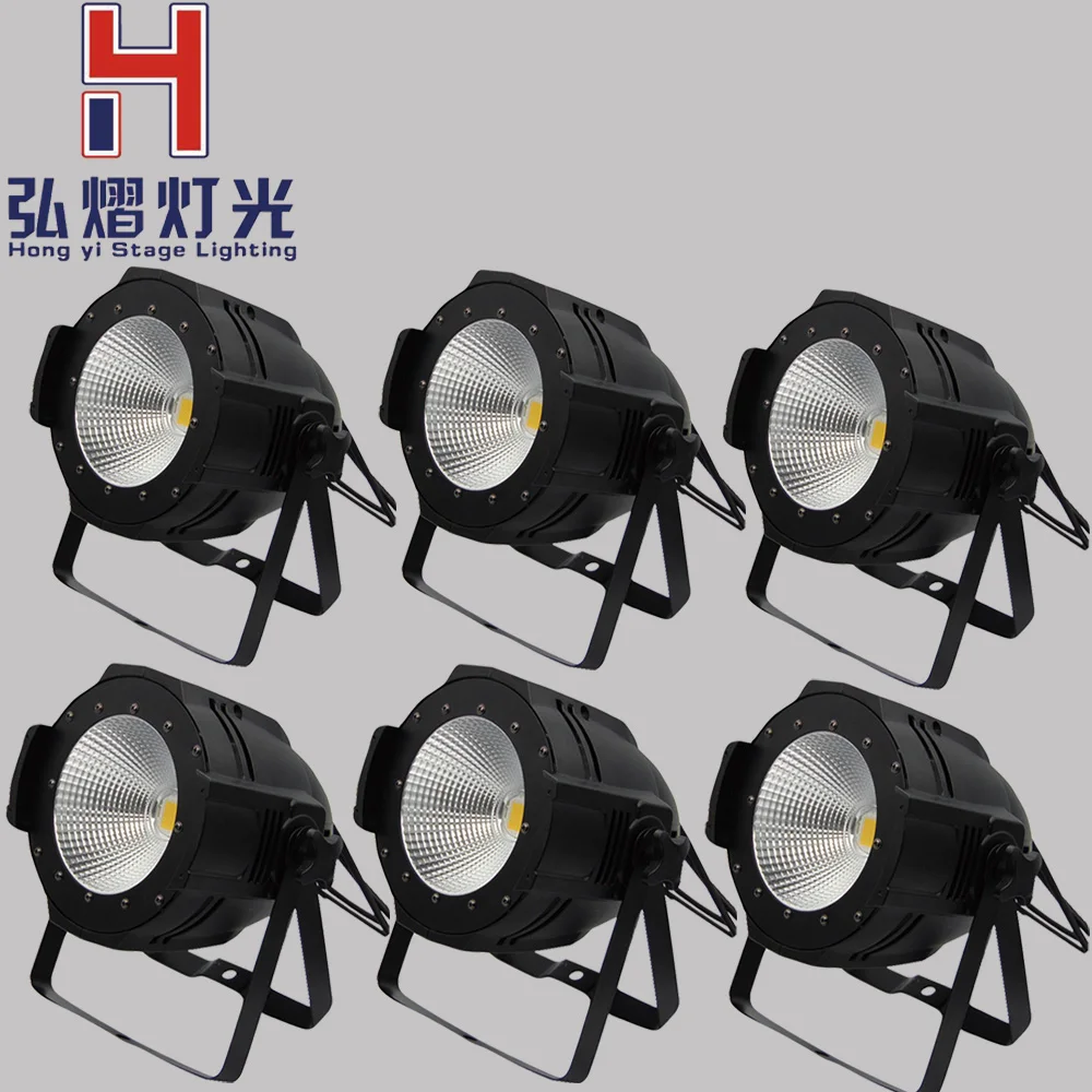 

6XLot Led Par Light 100 COB Warm White Led Can DJ Disco DMX512 Stage Lighting Effect Christmas Halloween Equipments