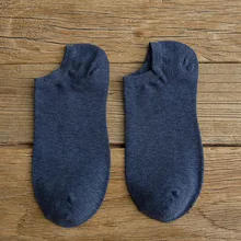 Женские носки-лодочки, неглубокие невидимые носки, однотонные хлопковые носки для женщин