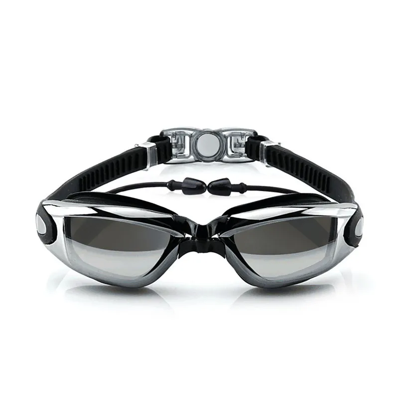 Comfortable Swimming Goggles Anti-fog Swimming Goggles Men Women Adult Swimming Glasses With Ear Plug #2y17  (10)