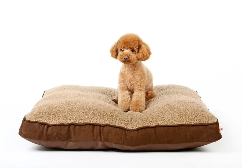 Hoopet, кровать для собаки, для питомца, замшевый матрас, коврик для собак и кошек, мягкая кровать, подушка, моющийся чехол