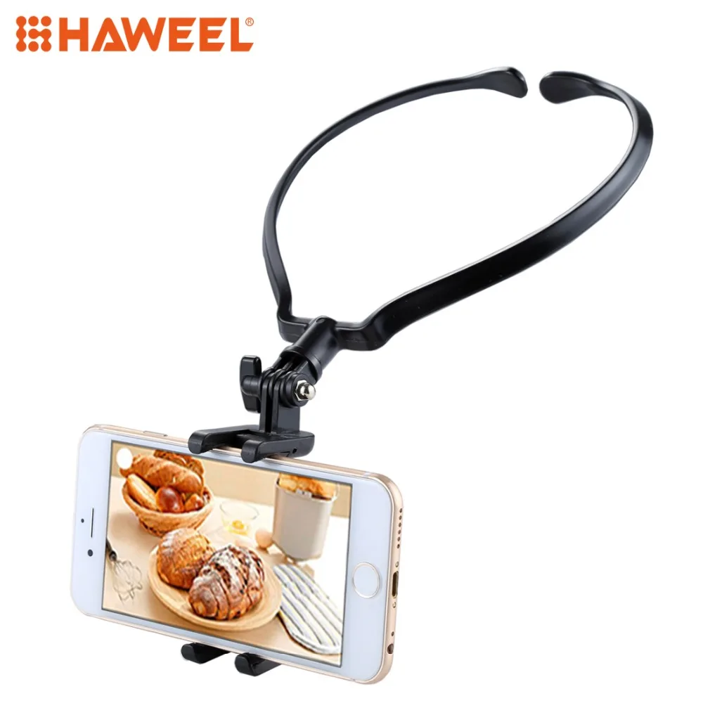 HAWEEL Neck Mount Phone Universal Collar Hanging Lazy Holder Smartphone