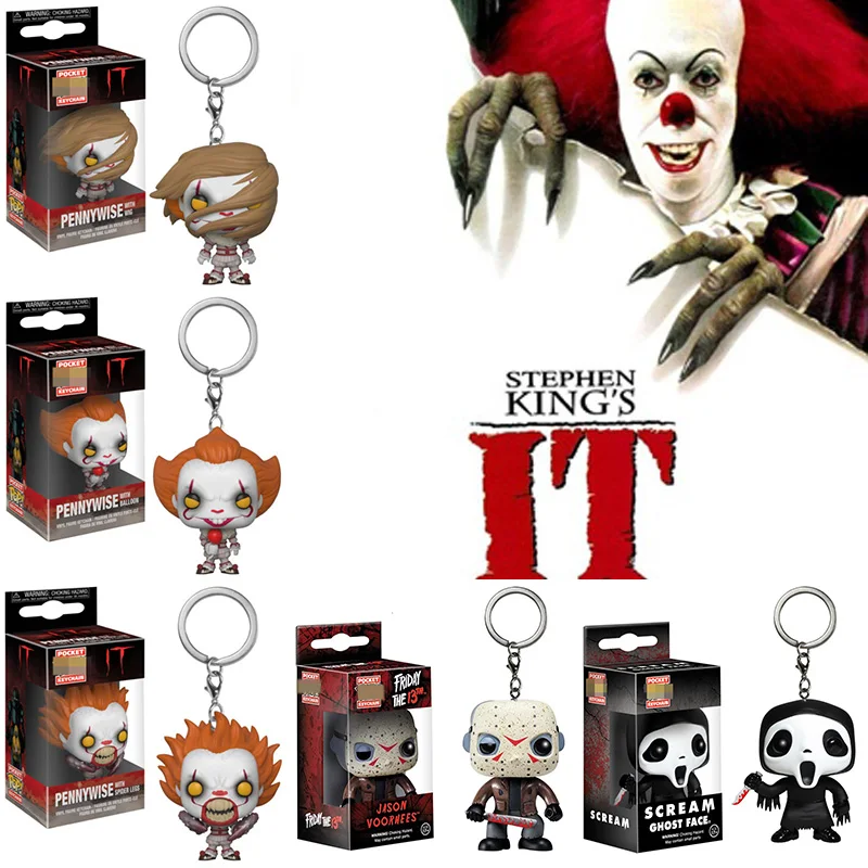 FUNKO POP Movie It Pennywise Джокер Билл Беверли детство паук Версия Модель брелок|Игровые