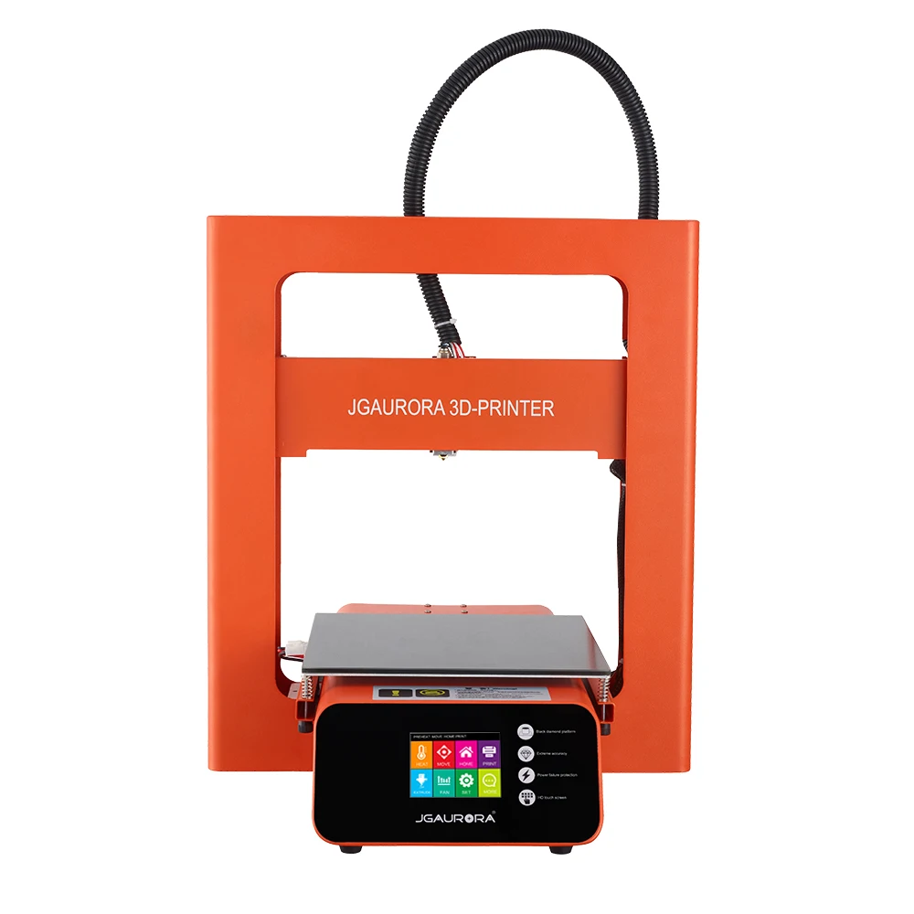 JGAURORA A3S 3D-принтеры набор "сделай сам" Полный металлический каркас 2,8 дюймовый цветной Сенсорный экран заканчивается нить обнаружения возобновить печать