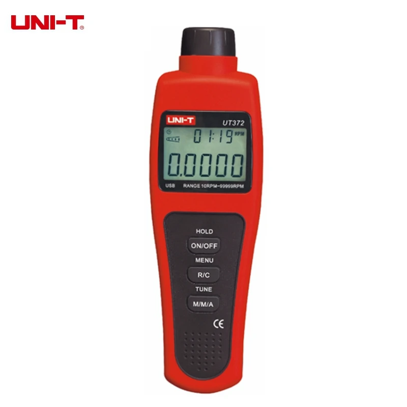 

UNI-T UT372 Non-Contact Tachometers USB Interface Range 10RPM-99999RPM Speed Monitor With USB Interface