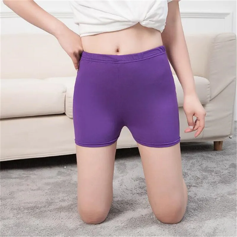 YSDNCHIFemale Gym Casual Summer Women Shorts Fitness Leisure Elastic Waist Black White Shorts Yo-Ga Short Feminino