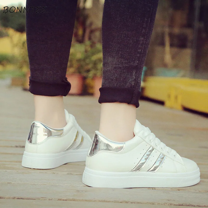 

Vulcanize Shoes Women Fashion Breathable Students Flat with Sneakers Womens Plus Size High Quality Ladies Footwear Outdoor Shoe
