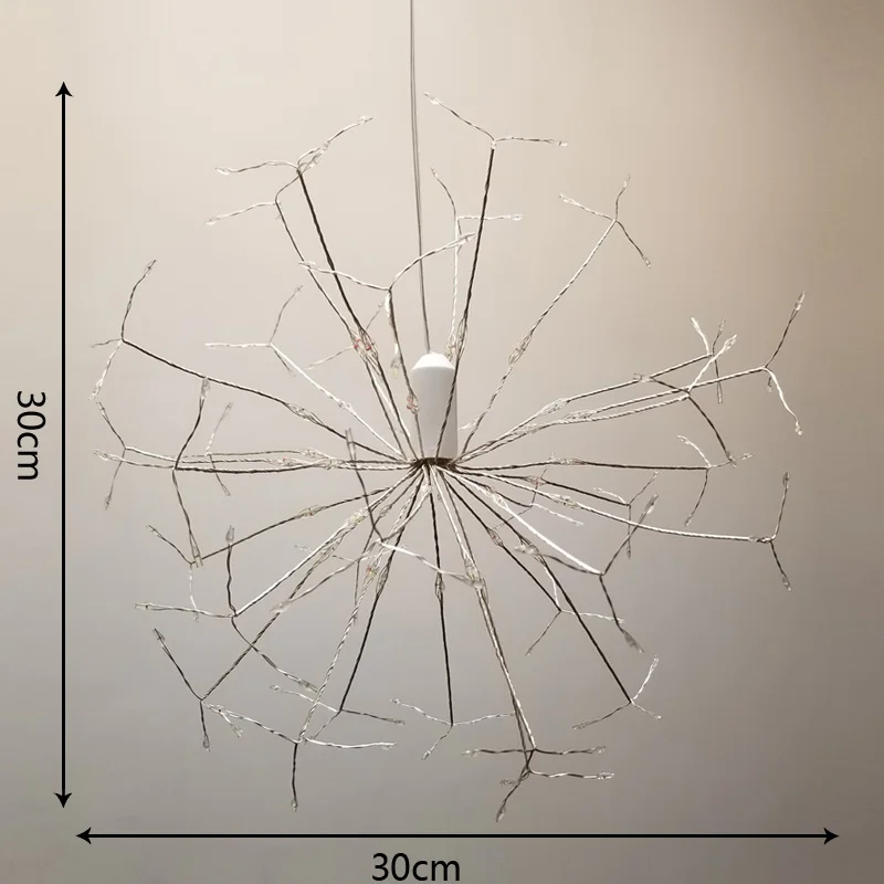 Подвесной фейерверк Фея Одуванчики гирлянда свет водонепроницаемый затемнения Праздничные огни для гирлянды наружное Рождественское украшение свет